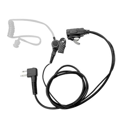 WRSCEXP PD502 TC700 Walkie Talkie Earpiece Compatible with HYT Hytera TC-500 TC-508 TC-518 TC-580 Two Way Radio 2 pin Headset with Mic PTT