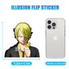 3D Motion Anime Car Decals Waterproof Stickers Anime Bumper Stickers for Car Automotive Laptop Window Skateboard Kids(OP-8) view 2