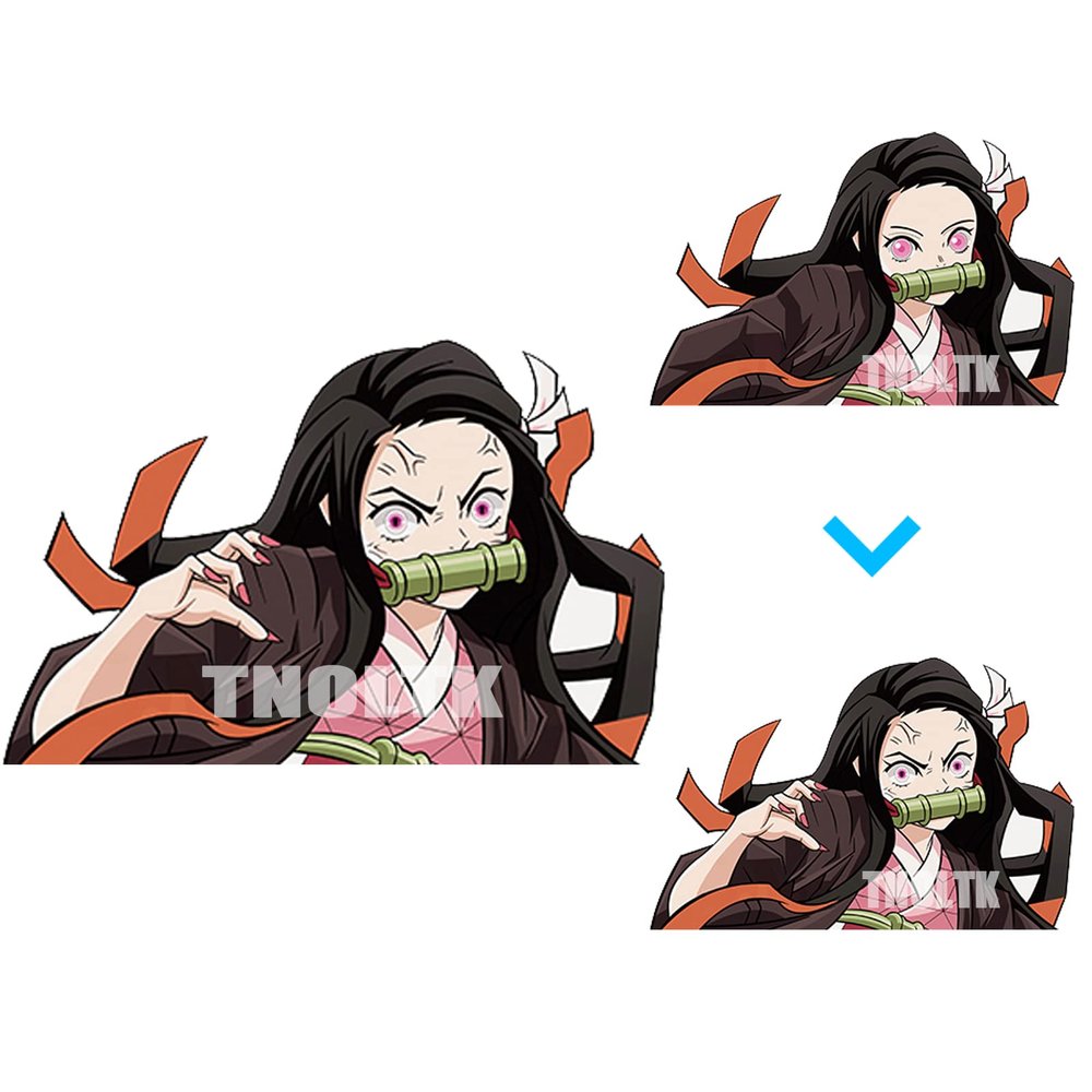 3D Motion Anime Car Decals Waterproof Stickers Anime Bumper Stickers for Car Automotive Laptop Window Skateboard Kids(DS-5)