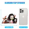 3D Motion Anime Car Decals Waterproof Stickers Anime Bumper Stickers for Car Automotive Laptop Window Skateboard Kids(DS-5) view 2