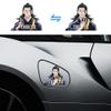 3D Motion Anime Car Decals Waterproof Stickers Anime Bumper Stickers for Car Automotive Laptop Window Ipad Skateboard Kids view 3