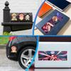 3D Motion Anime Car Decals Waterproof Stickers Anime Bumper Stickers for Car Automotive Laptop Window Ipad Skateboard Kids view 4