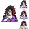 3D Motion Anime Car Decals Waterproof Stickers Anime Bumper Stickers for Car Automotive Laptop Window Skateboard Kids(DS-27) view 1
