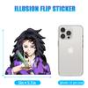 3D Motion Anime Car Decals Waterproof Stickers Anime Bumper Stickers for Car Automotive Laptop Window Skateboard Kids(DS-27) view 2