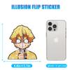 3D Motion Anime Car Decals Waterproof Stickers Anime Bumper Stickers for Car Automotive Laptop Window Skateboard Kids(DS-13) view 2