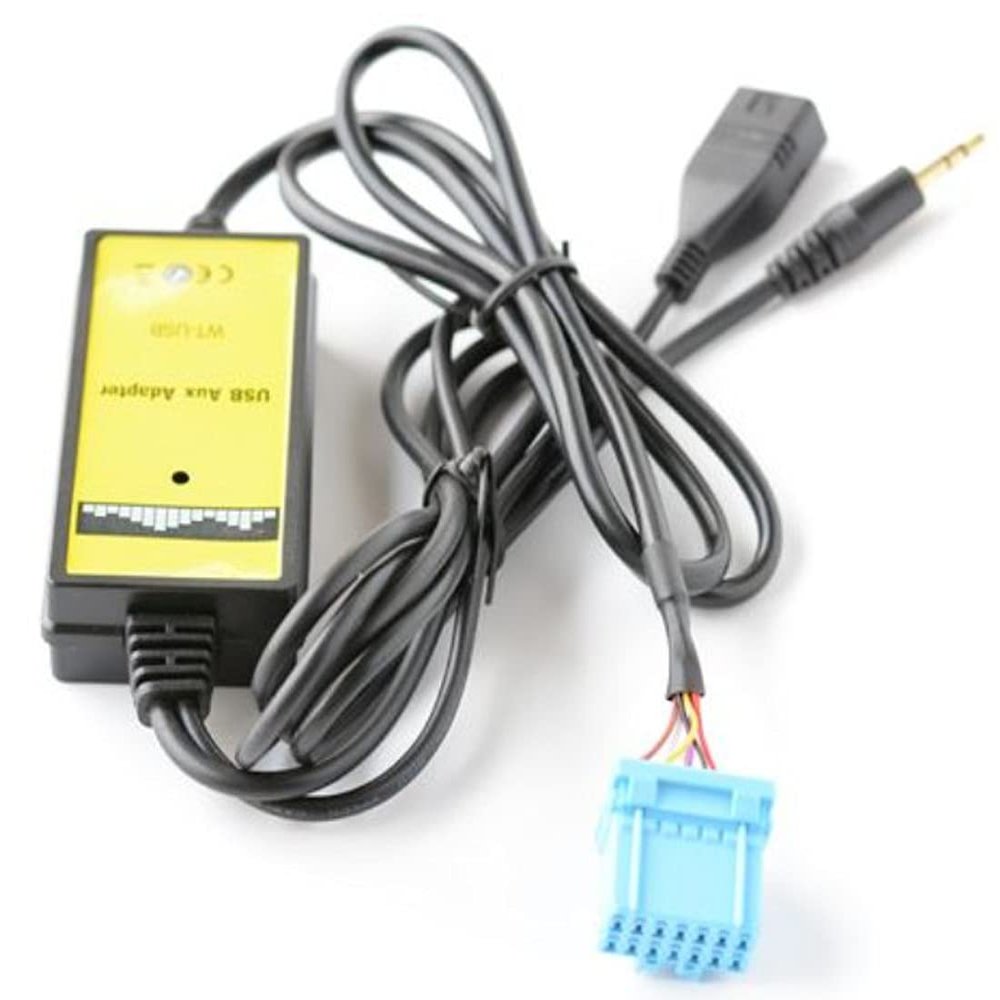 Colorparts2016 Car AUX USB Adapter CD Changer Cable Compatible with Honda 2.2 Accord Civic CRV Odyssey Acure CL EL MDX