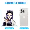 3D Motion Anime Car Decals Waterproof Stickers Anime Bumper Stickers for Car Automotive Laptop Window Skateboard Kids(DS-25) view 2