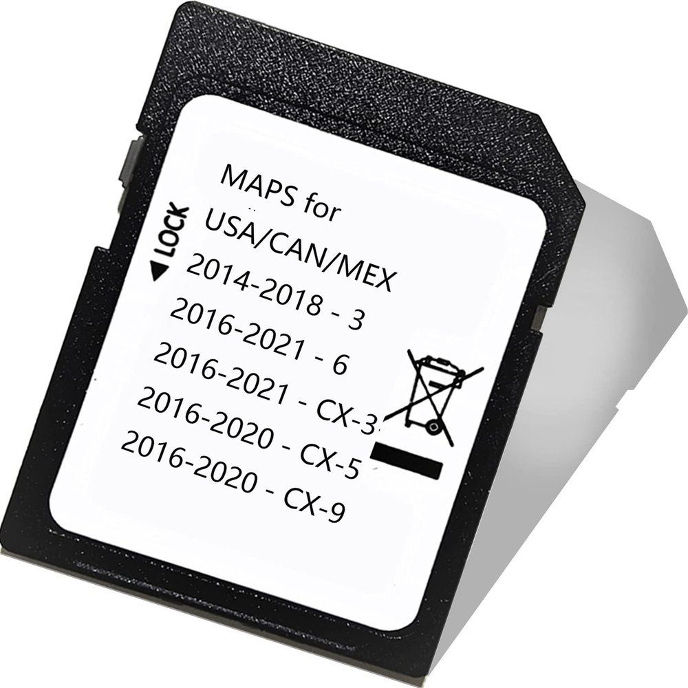 Latest Navigation sd Card for Maz-da 3 6 CX-3 CX-5 CX-9 Navigation SD Card Map USA/CA/MEX