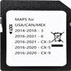 Latest Navigation sd Card for Maz-da 3 6 CX-3 CX-5 CX-9 Navigation SD Card Map USA/CA/MEX view 2