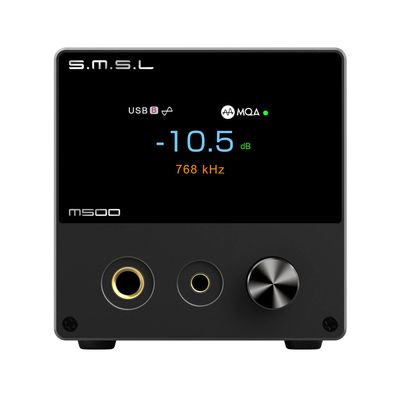 SMSL M500 MK3MQA Decoder ES9038Pro XU316 DSD512 32Bit/768kHz Bluetooth Audio DAC &Headphone Amplifier with Remote Control 3.5mm