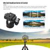Camnoon K521 Portable 5-Section Extendable Aluminum Alloy Tripod with Mini Ball Head Low Center of Gravity 1/4inch Screw Mount Replacement for Canon Nikon Sony DSLR ILDC Cameras Max. Load 5kg 50cm view 3