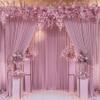 10x10 Dusty Pink Backdrop Curtain for Parties Wedding Wrinkle Free Pink Photo Curtains Backdrop Drapes Fabric Decoration for Birthday Party Baby Shower 5ft x 10ft,2 Panels view 4