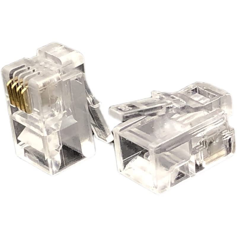 Coorle RJ9 4P4C Modular Plug w=7.62mm for Telephone handset -500PCS
