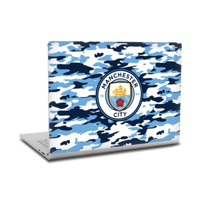 Head Case Designs Officially Licensed Manchester City Man City FC Camouflage Art Vinyl Sticker Skin Decal Cover Compatible with Microsoft Surface Book 2