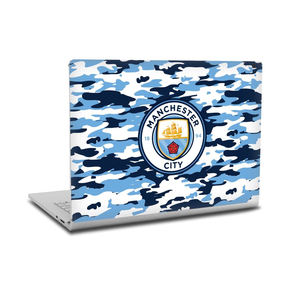 Head Case Designs Officially Licensed Manchester City Man City FC Camouflage Art Vinyl Sticker Skin Decal Cover Compatible with Microsoft Surface Book 2