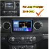9 Inch Android 11.0 Double Din Car Stereo Car Radio Head Unit for J-eep Wrangler 2018-2022 Support CarPlay DAB+ Bluetooth/Wifi/4G/DVR/DVD/GPS/USB/SD/SWC/TPMS view 2