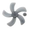 Zaldita Plastic Fan Blade Replacement for Standing Pedestal Fan Table Fanner General Accessories with Nut Cover Type L 16 Inch view 1