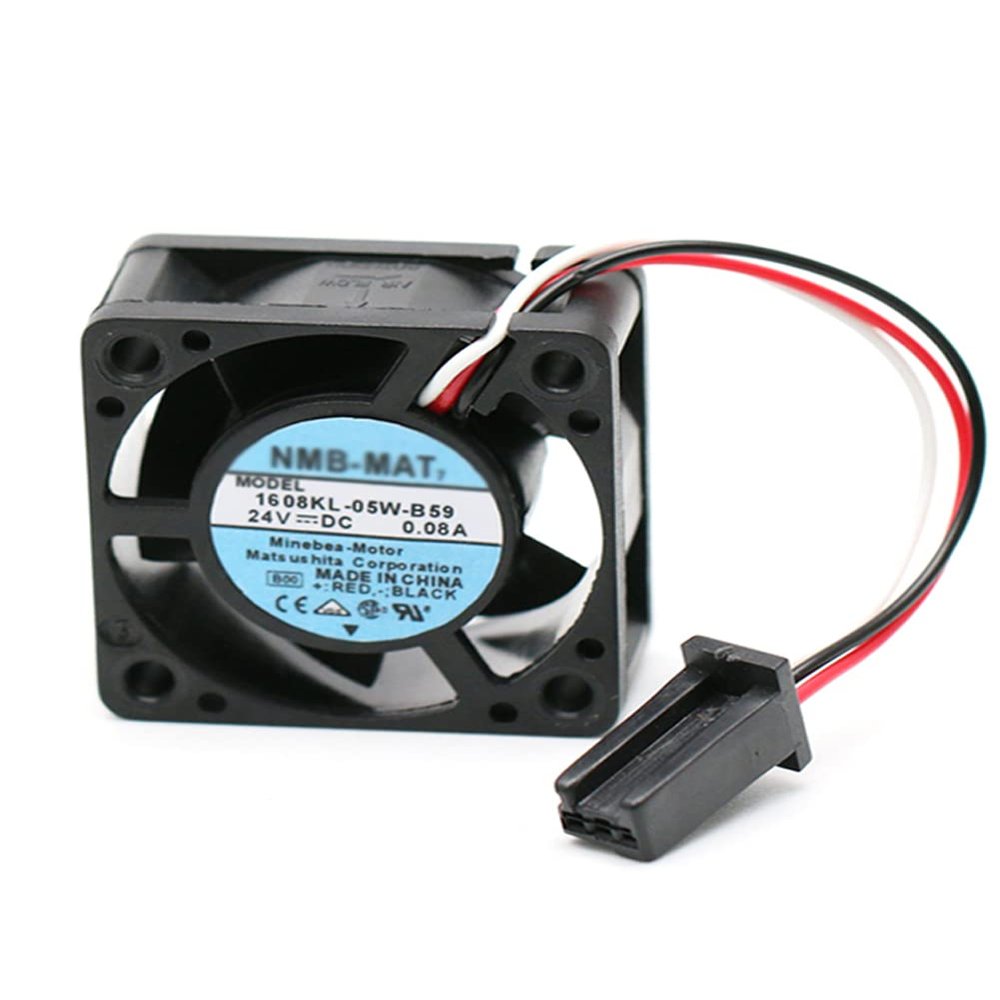 A90L-0001-0510 1608KL-05W-B39 24v 0.07/0.08a 40mm 4020 FANUC Cooling Fan (0.08A Black Plug)