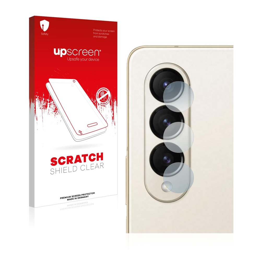 upscreen Scratch Shield Screen Protector compatible with Samsung Galaxy Z Fold 4 (ONLY Camera) - HD-Clear, Anti-Fingerprint
