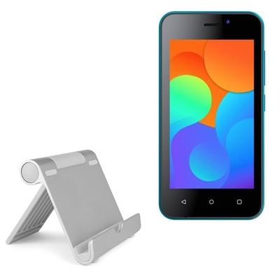 BoxWave Stand and Mount Compatible with Yezz GO 3 - VersaView Aluminum Stand, Portable, Multi Angle Viewing Sturdy