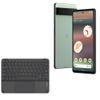 BoxWave Keyboard Compatible with Google Pixel 6a - SlimKeys Bluetooth Keyboard with Trackpad, Portable Slim TouchPad - Jet Black view 1
