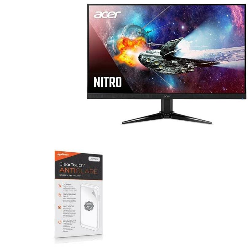 BoxWave Screen Protector Compatible with Acer Nitro QG1 (QG241Y) - ClearTouch Anti-Glare (2-Pack), Anti-Fingerprint Matte Film Skin