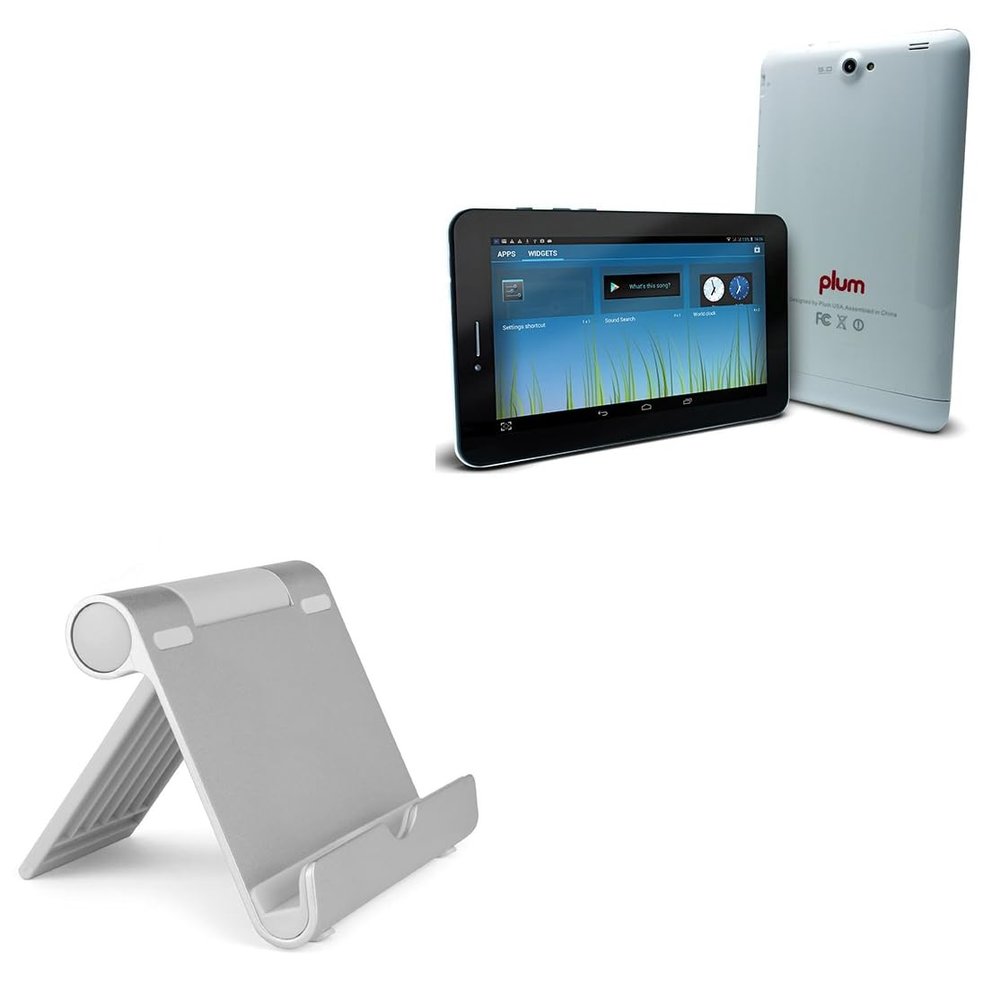 BoxWave Stand and Mount Compatible with Plum Z708 - VersaView Aluminum Stand, Portable, Multi Angle Viewing Sturdy