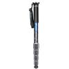 Leofoto MPQ-325C Monopod, Premium Carbon Fiber, Water-Resistant, 5 Leg Section, Convertible Mounting Stud, Wrist Strap (Black) view 1