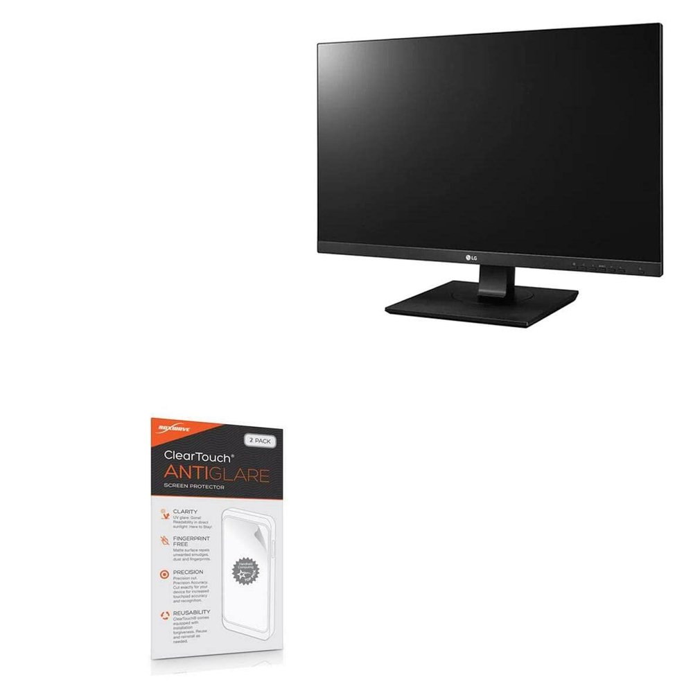 BoxWave Screen Protector Compatible with LG 27 Monitor (27BK750Y) - ClearTouch Anti-Glare (2-Pack), Anti-Fingerprint Matte Film Skin