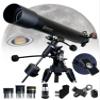 SpectrumOI Telescope for Kids, Telescope for Adults Astronomy Gifts, Telescope for Kids 8-12 - Premium EQ Refractor Telescope 80mm Aperture with Aspherical Eyepiece view 1