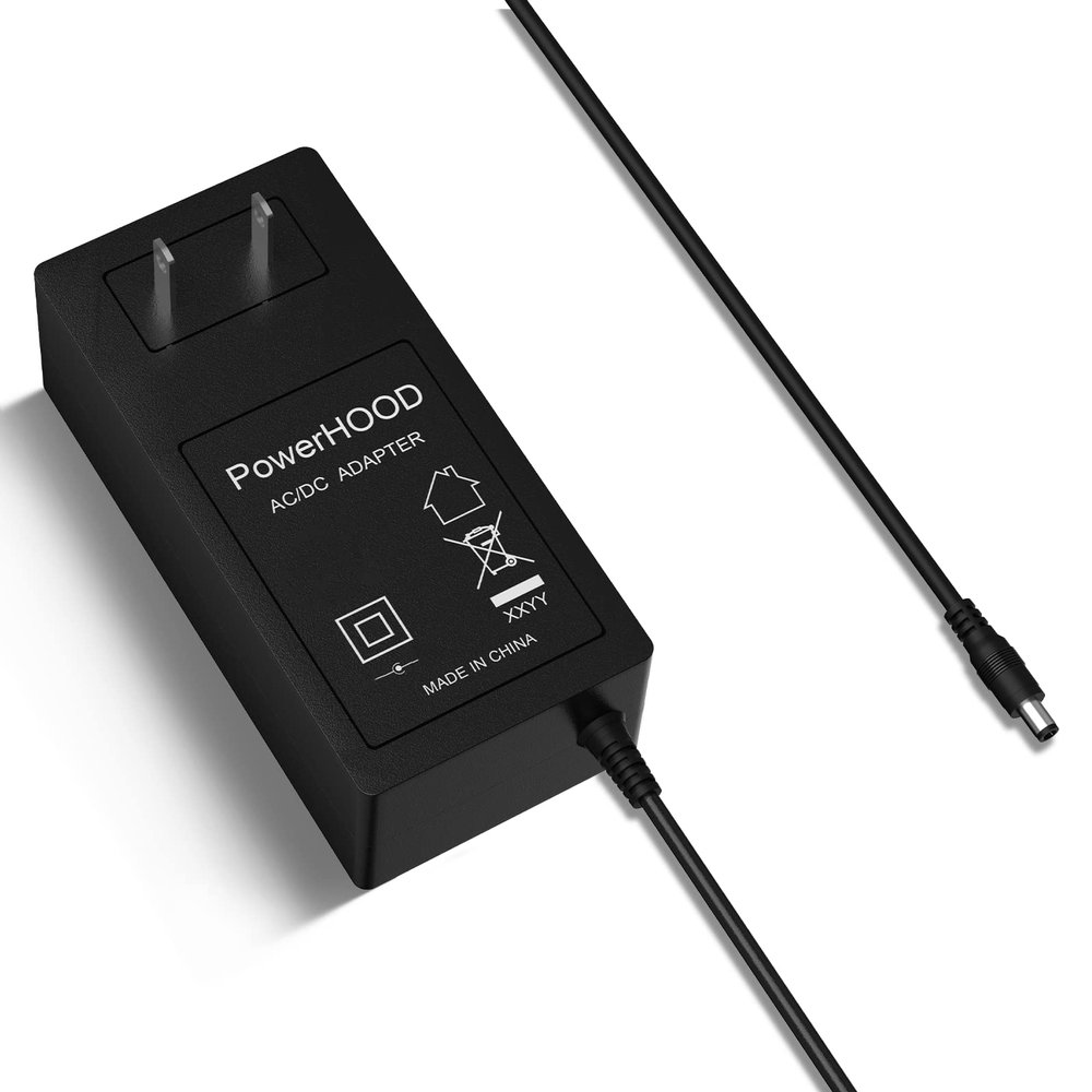 PowerHOOD Adapter Compatible with Night Owl Security SPF-CAMP-2A Camera Adapter with 4-Way Power Splitter, Black UL Quality Power Supply Charger Cable Cord