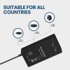 PowerHOOD Adapter Compatible with Night Owl Security SPF-CAMP-2A Camera Adapter with 4-Way Power Splitter, Black UL Quality Power Supply Charger Cable Cord view 3