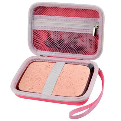 Case Compatible with HP Sprocket Select Portable/ 2nd Edition Instant Photo Printer, Travel Carrying Organizer Holder Fits for Zink Photo Paper, USB Cable and More Accessories (Box Only)- Pink