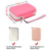 Case Compatible with HP Sprocket Select Portable/ 2nd Edition Instant Photo Printer, Travel Carrying Organizer Holder Fits for Zink Photo Paper, USB Cable and More Accessories (Box Only)- Pink view 2