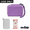 Case Compatible with HP Sprocket Portable 2x3/ Select 2.3x3.4/ 2nd Edition Printer, Travel Carrying Organizer Holder Fits for Zink Photo Paper, USB Cable and More Accessories (Box Only) - Purple view 3