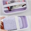 Case Compatible with HP Sprocket Portable 2x3/ Select 2.3x3.4/ 2nd Edition Printer, Travel Carrying Organizer Holder Fits for Zink Photo Paper, USB Cable and More Accessories (Box Only) - Purple view 4