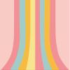 FiVan Boho Groovy Backdrop 6.5x5ft Pink Rainbow Slide Party Background Bohemian Party Sign Scene Setters Wall Decoration Supplies for Indoor Outdoor Use W-7930 view 1