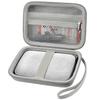Case Compatible with HP Sprocket Portable 2x3/ Select 2.3x3.4/ 2nd Edition Printer, Travel Carrying Organizer Holder Fits for Zink Photo Paper, USB Cable and More Accessories (Box Only) - Grey view 1