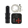 16MP HD 1080P 720P 60FPS Industrial Digital Video Microscope Camera TF HDMI Output & 180X C-Mount Lens Whit 56-LED Adjustable Ring Light view 1