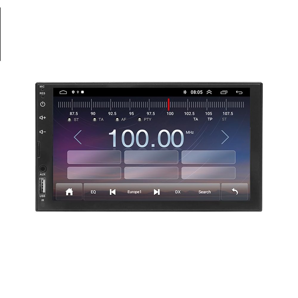 7inch Car Stereo Media Receiver CarPlay Android MP5 Player Bluetooth Hands Free Calling Touch Screen Support Rear View Camera ISO Android Mirror Link AM/FM Radio USB 2Din