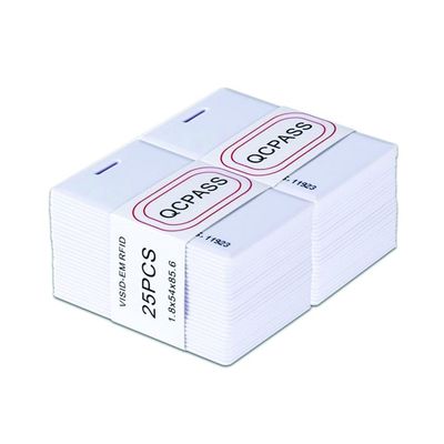 25PCS ID Contactless QC Pass RF Memory Card Reader & Writer Access Control Attendance Vehicle & Parking TK4100id Thick NFC ID Card
