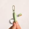 KEEPXYZ Genuine Leather Keychain Holder Compatible with iTag, Secure for iTag Keychain Holder Case Cover Key Chain Ring Accessories - Green V1.0 view 3