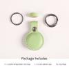 KEEPXYZ Genuine Leather Keychain Holder Compatible with iTag, Secure for iTag Keychain Holder Case Cover Key Chain Ring Accessories - Green V1.0 view 4