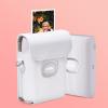 MUZIRI KINOKOO Mini Link 2 Case Compatible for Fuji Instax Link 2 Photo Printer PU Leather Protective Cover in White view 4