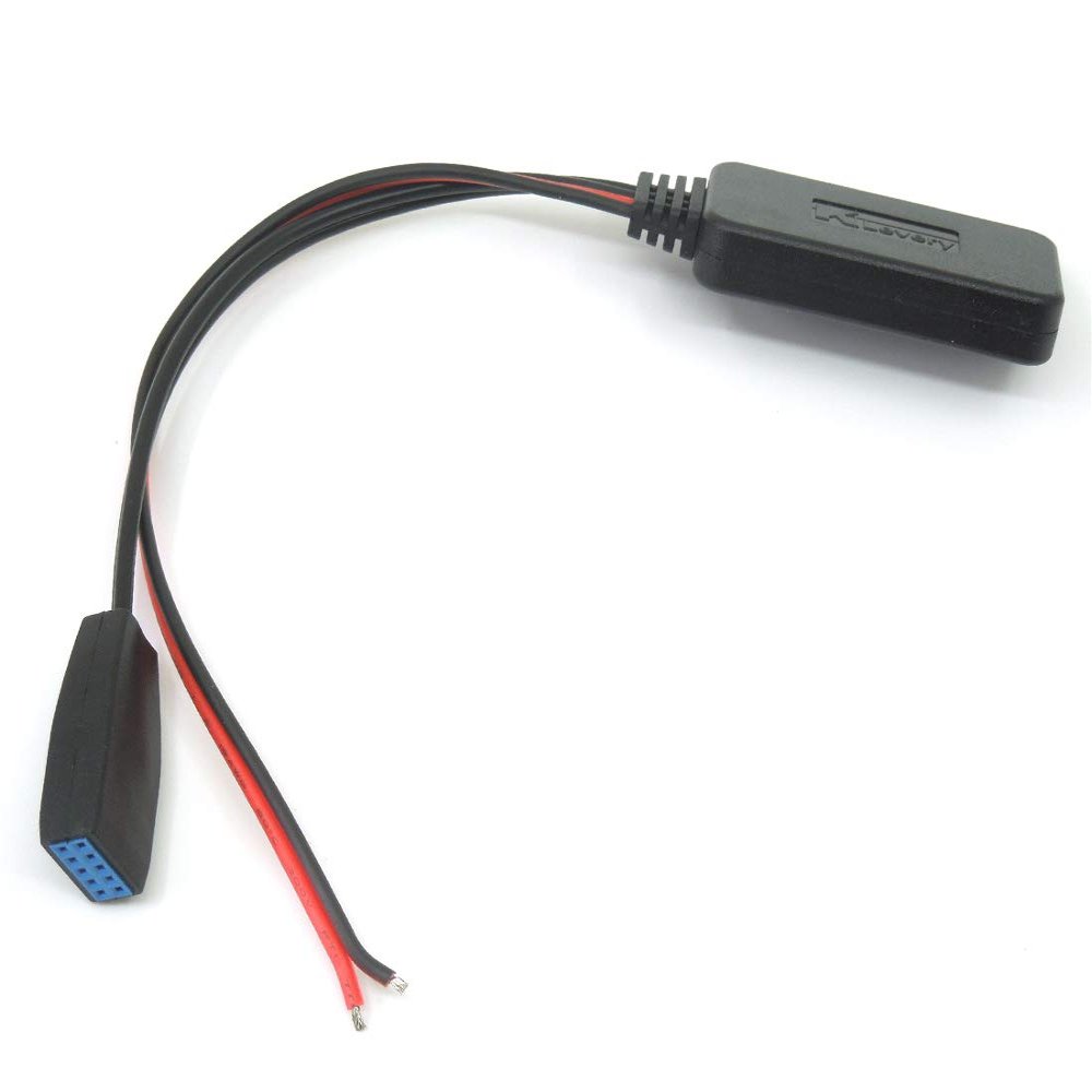 colorparts2016 Car Bluetooth Adapter Audio Aux 10-pin Interface Cable Compatible with BMW E46 3-Series 2002-2006 Busines CD