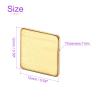 DMiotech 5 Pack 12 x 12 x 1mm IC Chips Heatsink Copper Pad Thermal Kit Cooler Shim for PC Laptop view 3