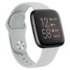 AK Silicone Bands Compatible with Fitbit Versa 2 / Fitbit Versa/Versa Lite/Versa SE Bands for Women Men, Classic Soft Straps Replacement Sport Wristbands for Fitbit Versa 2 Smart Watch (Gray) view 1