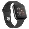 AK Silicone Bands Compatible With Fitbit Versa 2 / Versa Lite / SE, Classic Soft Straps Replacement Sport Wristbands for Women Men (Black) view 1