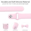 AK Silicone Bands Compatible with Fitbit Versa 2 / Fitbit Versa/Versa Lite/Versa SE Bands for Women Men, Classic Soft Straps Replacement Sport Wristbands for Fitbit Versa 2 Smart Watch (Pink) view 3