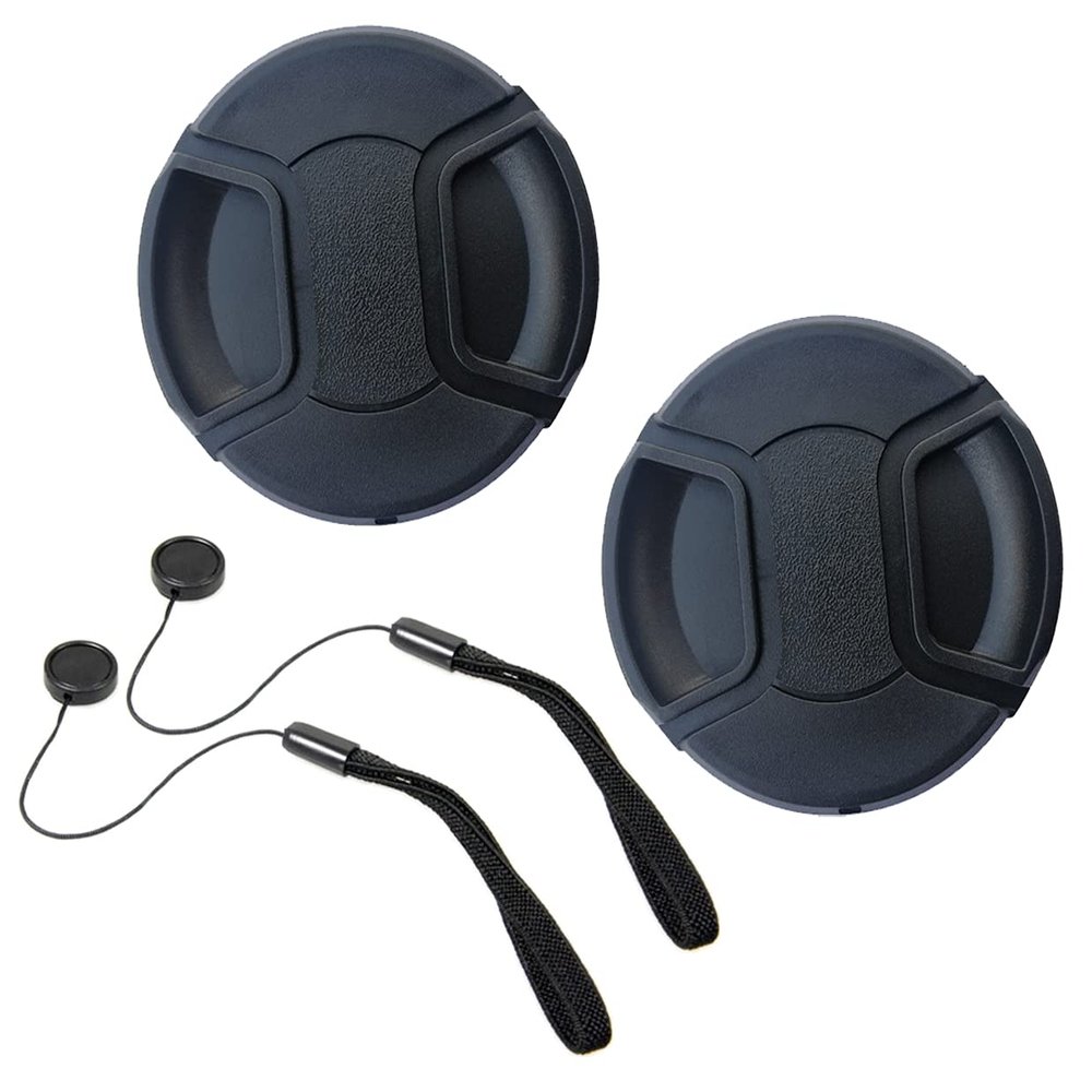 77mm Lens Cap Cover Compatible with Sony FE 24-105mm F4 G OSS(SEL24105G/2),FE 70-200mm F2.8(Not for F4) GM OSS II,FE 70-200mm f/2.8 GM OSS,HUIPUXIANG [2 Pack]